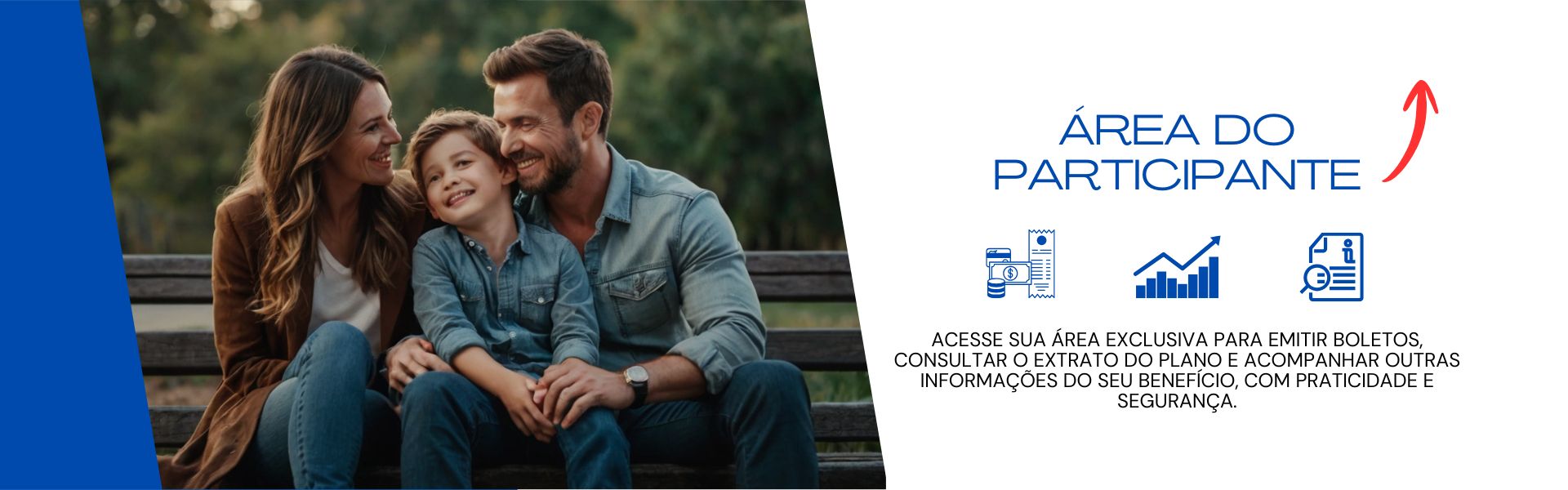 Acesse a área do participante